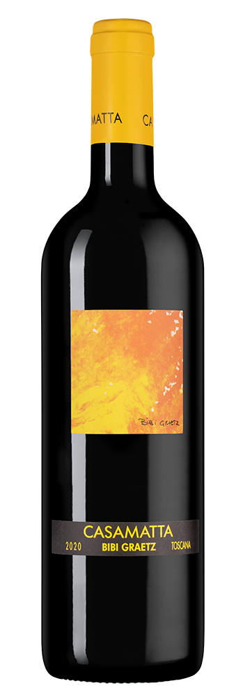 Вино Casamatta Rosso, Bibi Graetz, 2020, (139640), Италия, Тоскана, красное, сухое, 0.75 л, Казаматта Россо, цена 6990 рублей