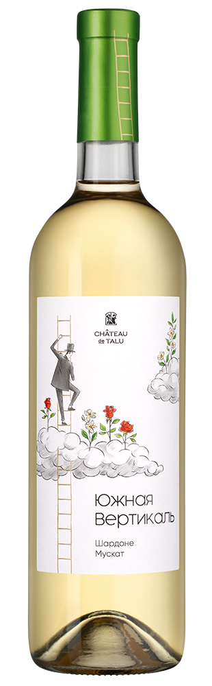 Вино Южная Вертикаль Шардоне / Мускат, Chateau de Talu, 2023, (149149), Россия, Кубань, белое, сухое, 0.75 л, Южная Вертикаль. Шардоне. Мускат, цена 1840 рублей
