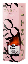 Игристое вино Rose, (118185), gift box в подарочной упаковке, розовое сухое, 0.75 л, Розе цена 1690 рублей