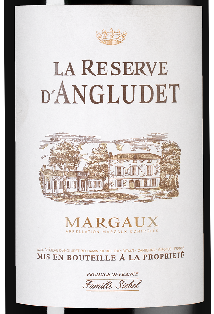 Вино La Reserve d'Angludet, Chateau Angludet, 2019, 1.5л, (154220), Франция, Бордо, красное, сухое, 1.5 л, Ля Резерв д'Англюде, цена 18490 рублей