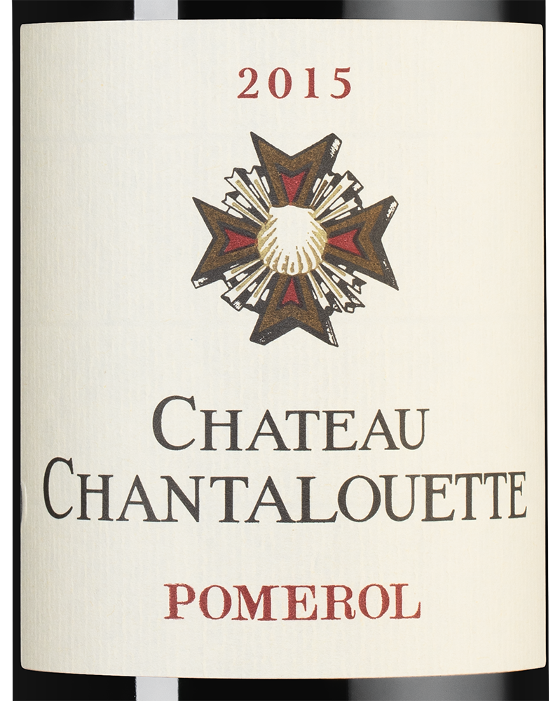 Вино Chateau Chantalouette (Pomerol), Chateau de Sales, 2015, (135782), Франция, Бордо, красное, сухое, 0.75 л, Шато Шанталуэт, цена 11490 рублей