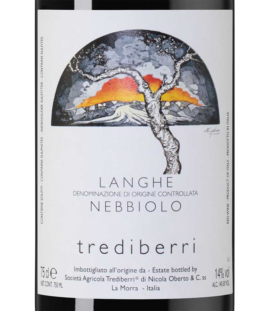 Вино Langhe Nebbiolo, Trediberri, 2024, (156228), Италия, Пьемонт, красное, сухое, 0.75 л, Ланге Неббиоло, цена 6790 рублей