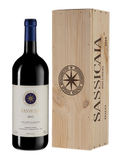 Вино Sassicaia, (111357), красное сухое, 2015 г., 1.5 л, Сассикайя цена 106250 рублей