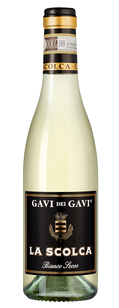 Вино Gavi dei Gavi (Etichetta Nera), La Scolca, 2023, 0.375л, (152560), Италия, Пьемонт, белое, сухое, 0.375 л, Гави дей Гави (Черная Этикетка), цена 3640 рублей