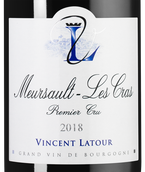 Бургундское вино Meursault Rouge Premier Cru Les Cras