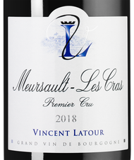 Вино Meursault Rouge Premier Cru Les Cras, (126477), красное сухое, 2018 г., 0.75 л, Мерсо Руж Премье Крю Ле Кра цена 17490 рублей