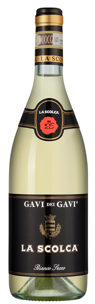 Вино Gavi dei Gavi (Etichetta Nera), La Scolca, 2023, (150496), Италия, Пьемонт, белое, сухое, 0.75 л, Гави дей Гави (Черная Этикетка), цена 6290 рублей