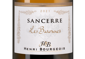 Вино Sancerre Blanc Les Baronnes, (140092), белое сухое, 2021 г., 0.75 л, Сансер Блан Ле Барон цена 6290 рублей