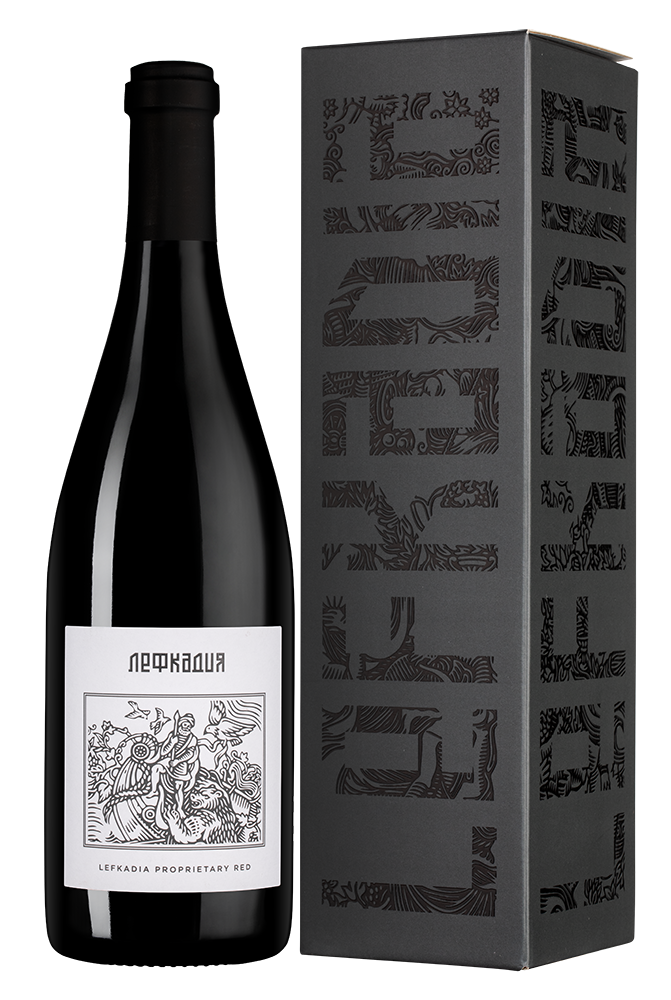 Вино Лефкадия Красное в подарочной упаковке, 2019, (147018), Россия, Кубань, красное, сухое, 0.75 л, Лефкадия Красное, цена 2740 рублей