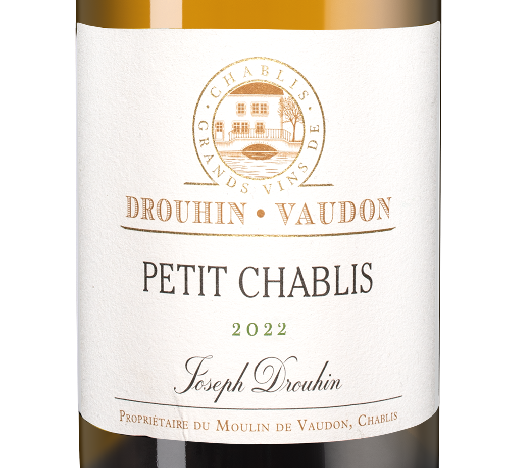 Вино Petit Chablis, Joseph Drouhin, 2022, (152258), Франция, Бургундия, белое, сухое, 0.75 л, Пти Шабли, цена 7490 рублей