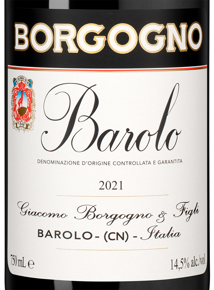 Вино Barolo, Borgogno, 2021, (156559), Италия, Пьемонт, красное, сухое, 0.75 л, Бароло, цена 22990 рублей