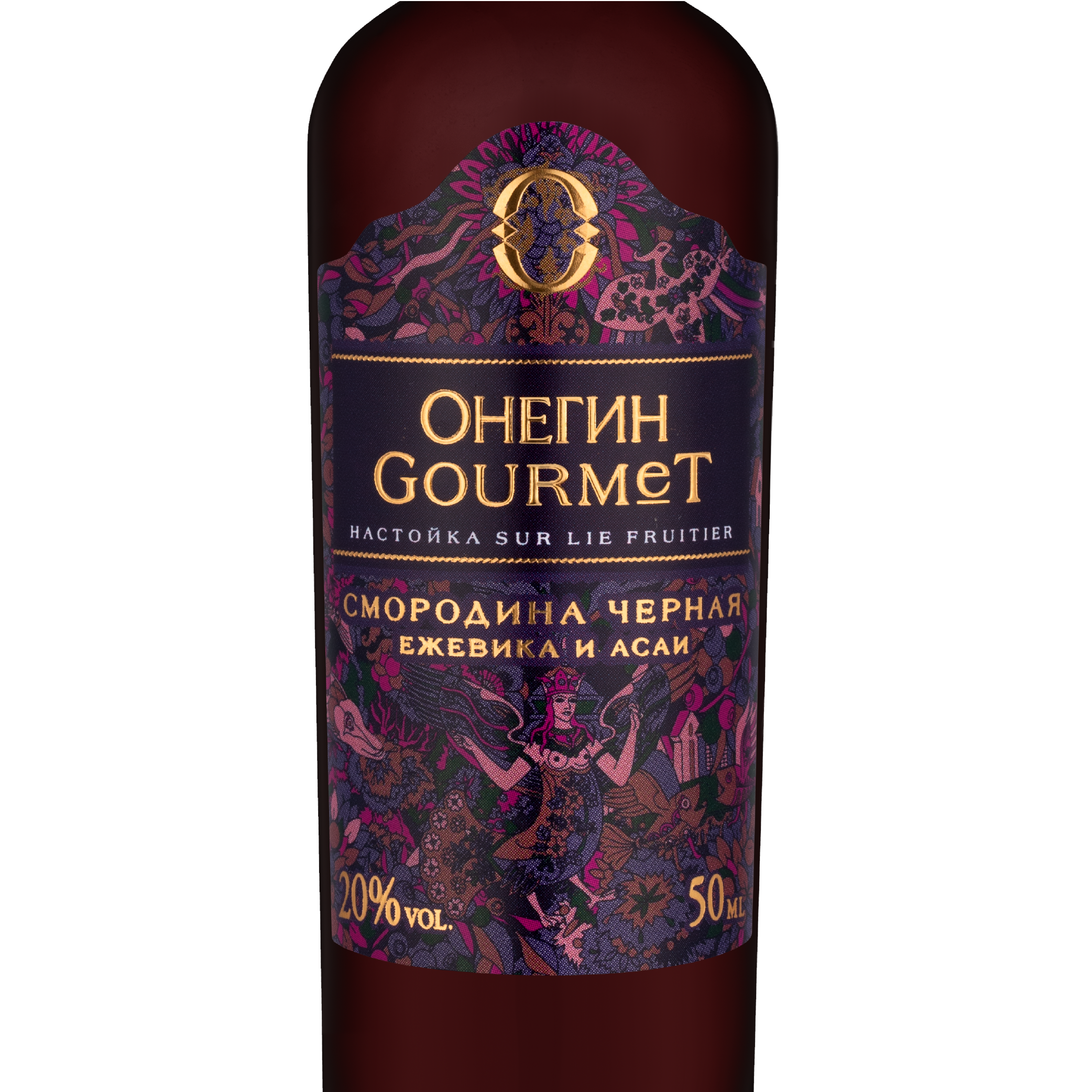 Настойка ягодная сладкая Онегин Gourmet Черная смородина, 0.05л, (141934), Россия, 0.05 л, Онегин Gourmet "Черная смородина", цена 360 рублей