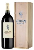 Красное вино из Бордо (Франция) Le Bordeaux de Citran Rouge в подарочной упаковке
