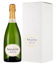 Шампанское Amazone de Palmer в подарочной упаковке, (141447), gift box в подарочной упаковке, белое брют, 0.75 л, Амазон де Пальмер цена 39990 рублей