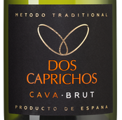 Белое игристое вино и шампанское Cava Dos Caprichos