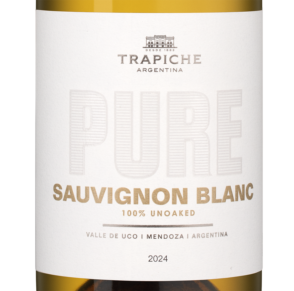 Вино Pure Sauvignon Blanc, Trapiche, 2024, (155227), Аргентина, Мендоса, белое, сухое, 0.75 л, Пью Совиньон Блан, цена 2190 рублей