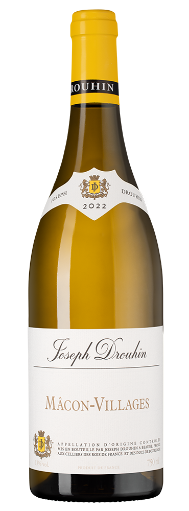 Вино Macon-Villages, Joseph Drouhin, 2022, (152280), Франция, Бургундия, белое, сухое, 0.75 л, Макон-Вилляж, цена 5990 рублей