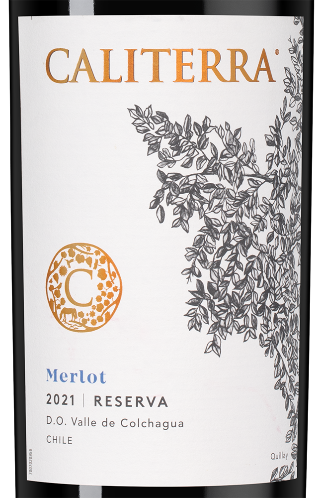 Вино Merlot Reserva, Caliterra, 2021, (139068), Чили, Центральная Долина, красное, сухое, 0.75 л, Мерло Ресерва, цена 2190 рублей