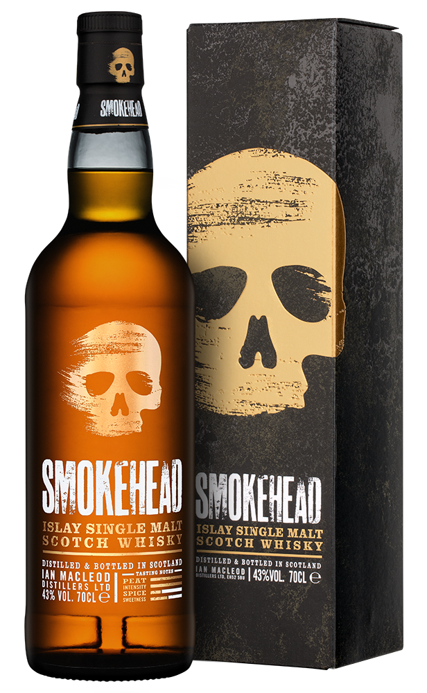 Виски Smokehead в подарочной упаковке, (157178), Шотландия, Айла, 0.7 л, Смоукхед, цена 9990 рублей