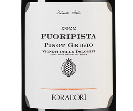 Вино Fuoripista Pinot Grigio, (147188), белое сухое, 2022 г., 0.75 л, Фуориписта Пино Гриджо цена 8190 рублей