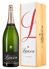 Шампанское Lanson Le Black Label Brut, (129969), gift box в подарочной упаковке, белое брют, 3 л, Ле Блэк Лейбл Брют цена 62490 рублей