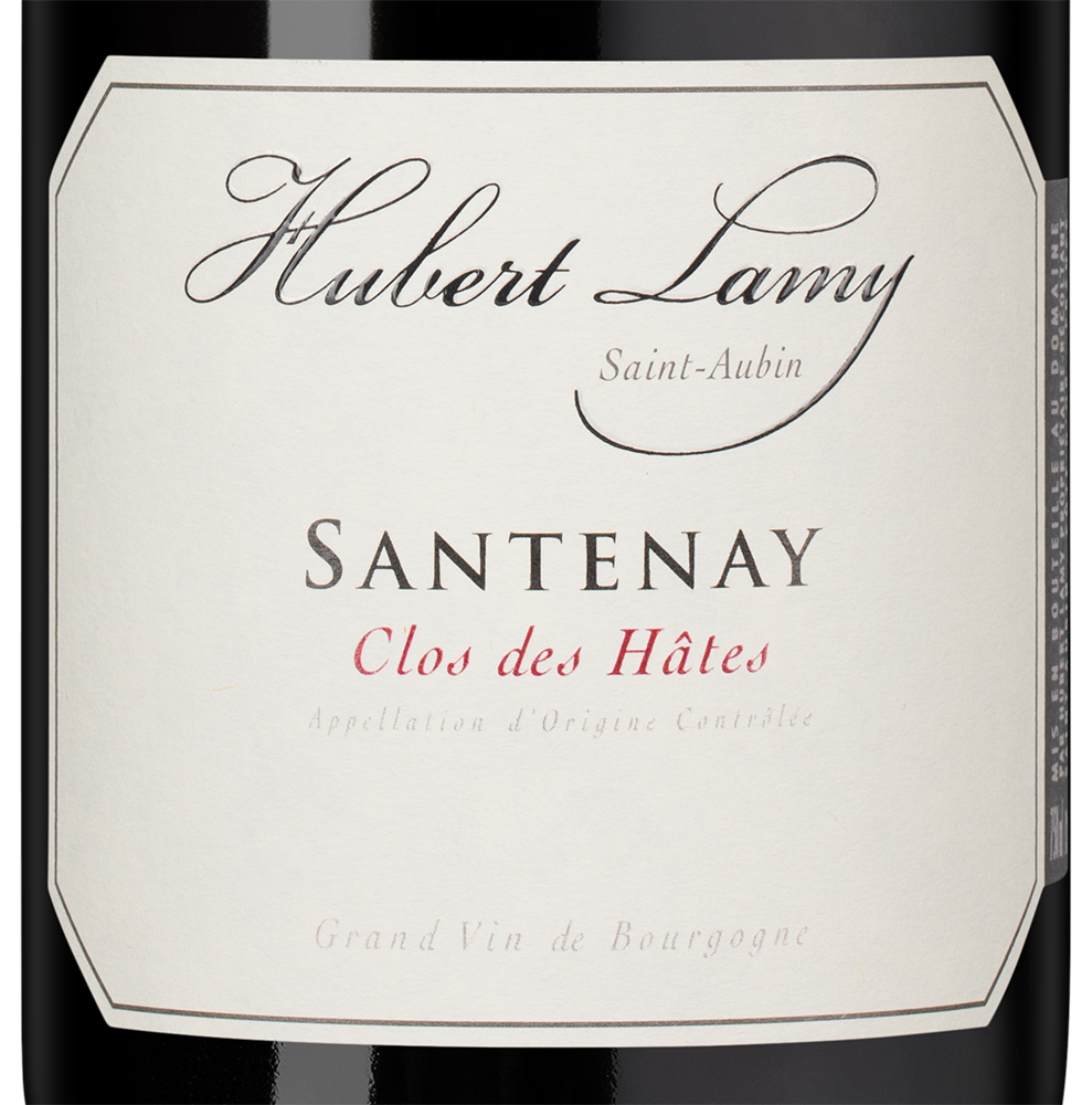 Вино Santenay Clos des Hates, Domaine Hubert Lamy, 2022, (158962), Франция, Бургундия, красное, сухое, 0.75 л, Сантне Кло дез Ат, цена 22490 рублей
