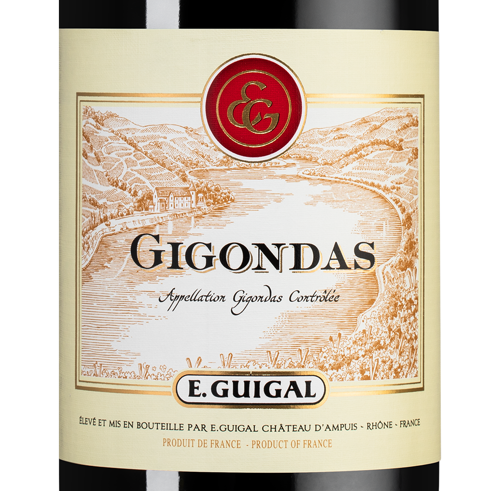 Вино Gigondas, Guigal, 2021, (155950), Франция, Долина Роны, красное, сухое, 0.75 л, Жигондас, цена 8990 рублей