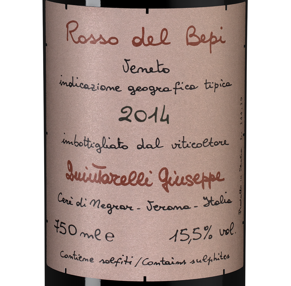 Вино Rosso del Bepi, Giuseppe Quintarelli, 2014, (137818), Италия, Венето, красное, сухое, 0.75 л, Россо дель Бепи, цена 49990 рублей