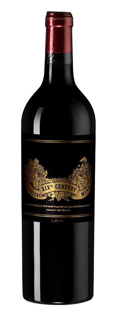 Вино Historical XIXth Century Wine, Chateau Palmer, (113673), Франция, Бордо, красное, сухое, 0.75 л, Историкал XIX Сенчури Вайн, цена 89990 рублей