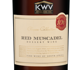 Вино креплёное KWV Classic Red Muscadel, (142362), 0.75 л, КВВ Ред Мюскадель цена 1990 рублей