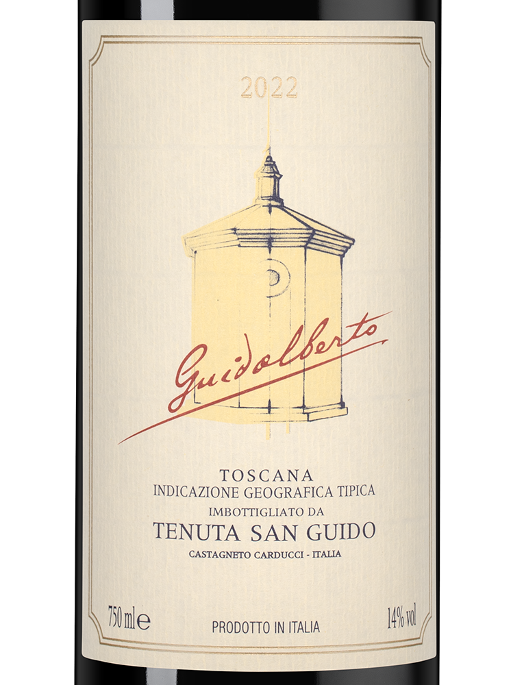 Вино Guidalberto, Tenuta San Guido, 2022, (147124), Италия, Тоскана, красное, сухое, 0.75 л, Гуидальберто, цена 14990 рублей