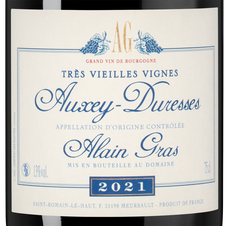 Вино Auxey-Duresses Tres Vieilles Vignes, (141757), красное сухое, 2021 г., 0.75 л, Оссе-Дюресс Тре Вьей Винь цена 12990 рублей