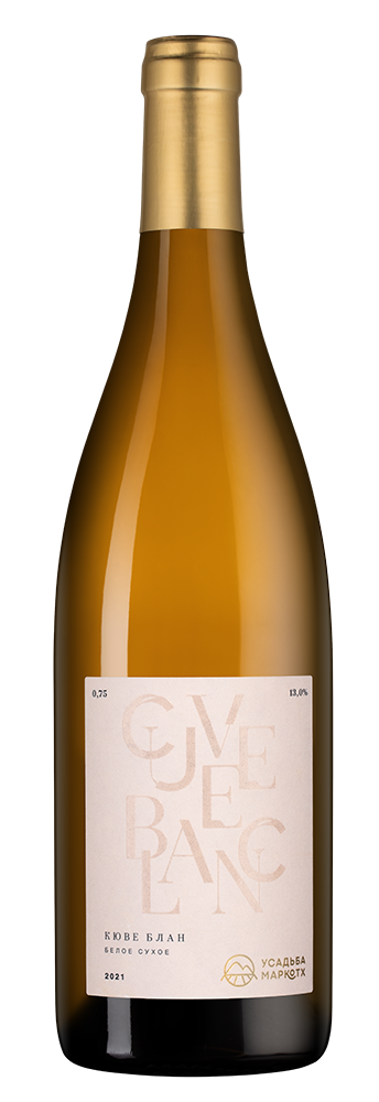 Вино Cuvee Blanc, Усадьба Маркотх, 2021, (139701), Россия, Кубань, белое, сухое, 0.75 л, Кюве Блан, цена 2890 рублей