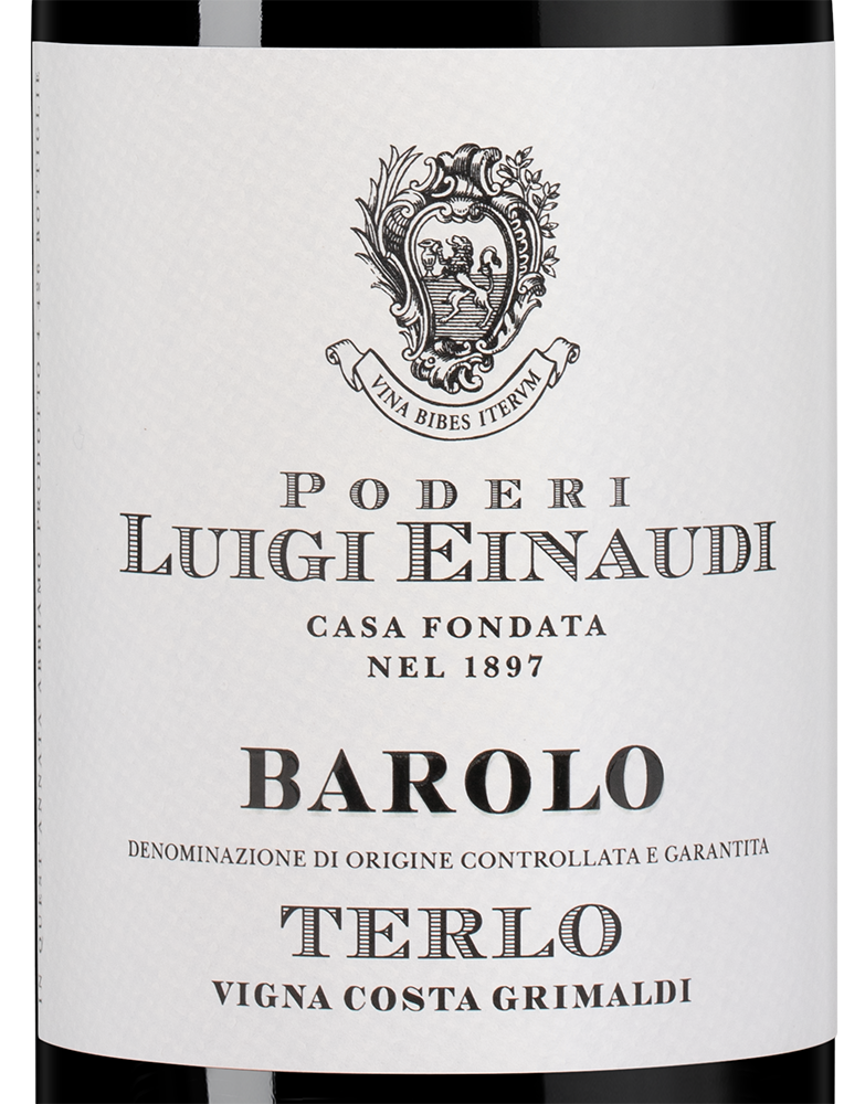 Вино Barolo Terlo Vigna Costa Grimaldi, Poderi Luigi Einaudi, 2020, (150780), Италия, Пьемонт, красное, сухое, 0.75 л, Бароло Терло Винья Коста Гримальди, цена 19990 рублей