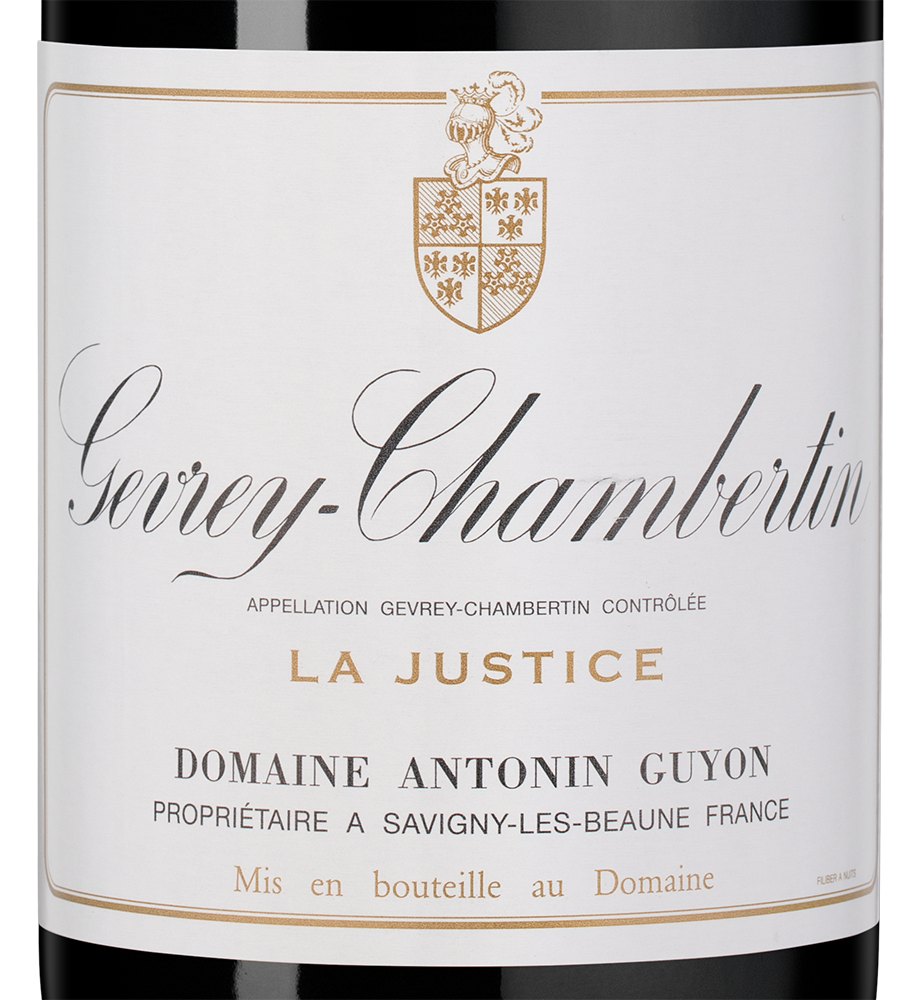 Вино Gevrey-Chambertin La Justice, Domaine Antonin Guyon, 2022, (152108), Франция, Бургундия, красное, сухое, 0.75 л, Жевре-Шамбертен Ля Жюстис, цена 22490 рублей