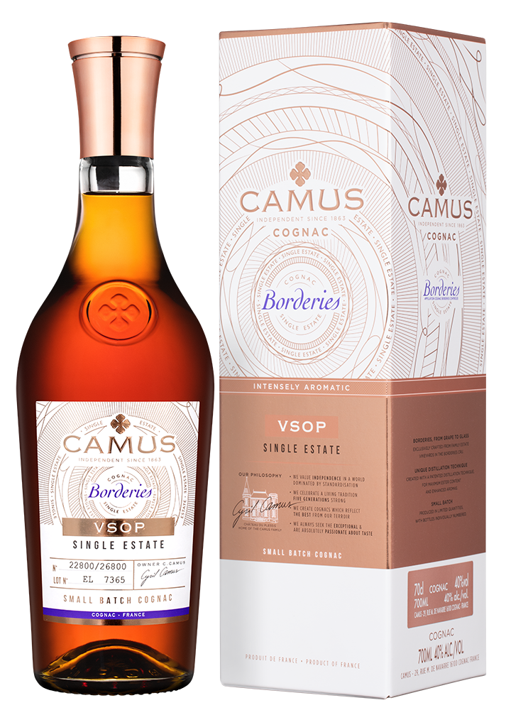 Коньяк Camus VSOP Borderies в подарочной упаковке, (147864), Франция, Коньяк, 0.7 л, Камю ВСОП Бордери Сингл Эстейт, цена 13490 рублей