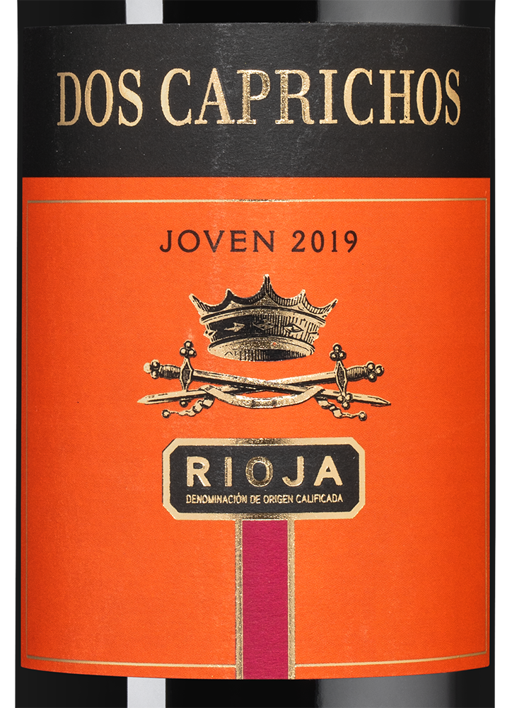 Вино Dos Caprichos Joven, Bodegas Faustino, 2019, (124641), Испания, Риоха, красное, сухое, 0.75 л, Риоха Дос Капричос, цена 1290 рублей