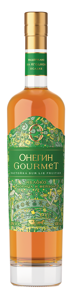 Настойка ягодная сладкая Онегин Gourmet Яблоко, 0.5л, (155698), Россия, 0.5 л, Онегин Gourmet "Яблоко", цена 1690 рублей