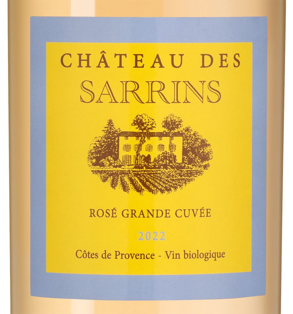 Вино Rose Grande Cuvee, Chateau des Sarrins, 2022, (142994), Франция, Прованс, розовое, сухое, 0.75 л, Розе Гранд Кюве, цена 6990 рублей