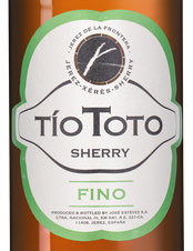 Херес Tio Toto Fino, (139738), 0.75 л, Тио Тото Фино цена 2140 рублей