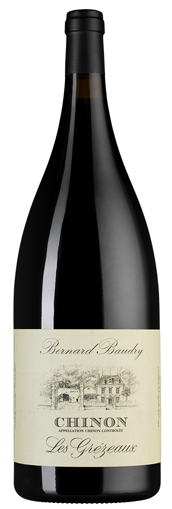 Вино Chinon Les Grezeaux, Domaine Bernard Baudry, 2022, 1.5л, (155262), Франция, Долина Луары, красное, сухое, 1.5 л, Шинон Ле Грезо, цена 16490 рублей