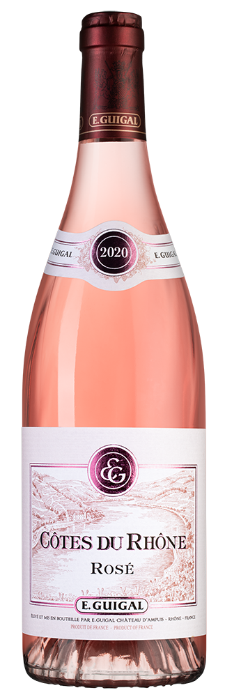 Вино Cotes du Rhone Rose, Guigal, 2020, (135339), Франция, Долина Роны, розовое, сухое, 0.75 л, Кот дю Рон Розе, цена 2993 рублей