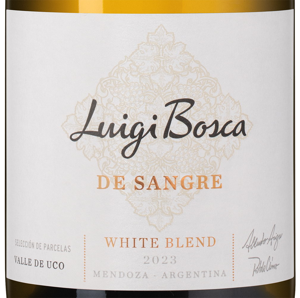 Вино De Sangre White Blend, Luigi Bosca, 2023, (145429), Аргентина, Мендоса, белое, сухое, 0.75 л, Де Сангре Уайт Бленд, цена 4490 рублей