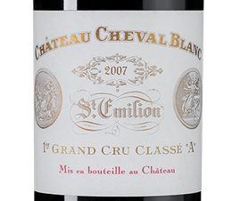 Вино Chateau Cheval Blanc, (114258), красное сухое, 2007 г., 0.75 л, Шато Шеваль Блан цена 179990 рублей