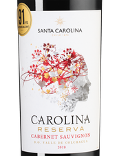 Вино Carolina Reserva Cabernet Sauvignon, (132258), красное сухое, 2019 г., 0.75 л, Каролина Ресерва Каберне Совиньон цена 1490 рублей