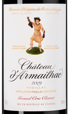 Вино Chateau d'Armailhac, (145649), красное сухое, 2009 г., 0.75 л, Шато д'Армайяк цена 27990 рублей