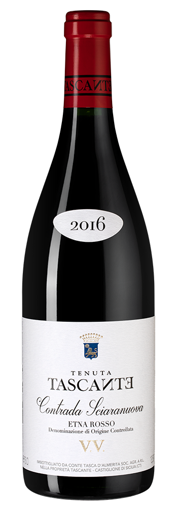 Вино Tenuta Tascante Contrada Sciaranuova V.V., Tasca d'Almerita, 2016, (118666), Италия, Сицилия, красное, сухое, 0.75 л, Тенута Тасканте Контрада Шарануова В.В., цена 29990 рублей