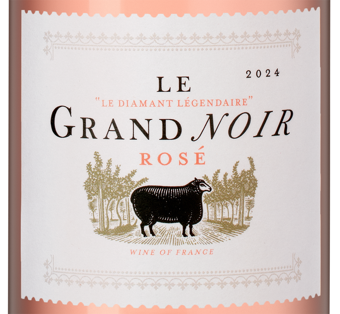 Вино Le Grand Noir Rose, 2024, (157561), Франция, Лангедок-Руссильон, розовое, сухое, 0.75 л, Ле Гран Нуар Розе, цена 2140 рублей