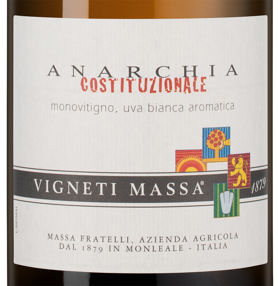 Игристое вино Anarchia Costituzionale, Vigneti Massa, 2024, (154241), Италия, белое, сладкое, 0.75 л, Анаркия Коституционале, цена 6990 рублей