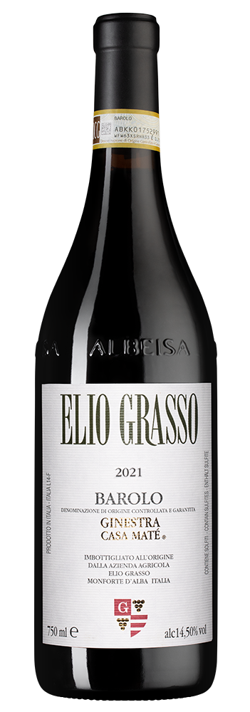 Вино Barolo Ginestra Casa Mate, Elio Grasso, 2021, (158614), Италия, Пьемонт, красное, сухое, 0.75 л, Бароло Джинестра Каза Мате, цена 31990 рублей